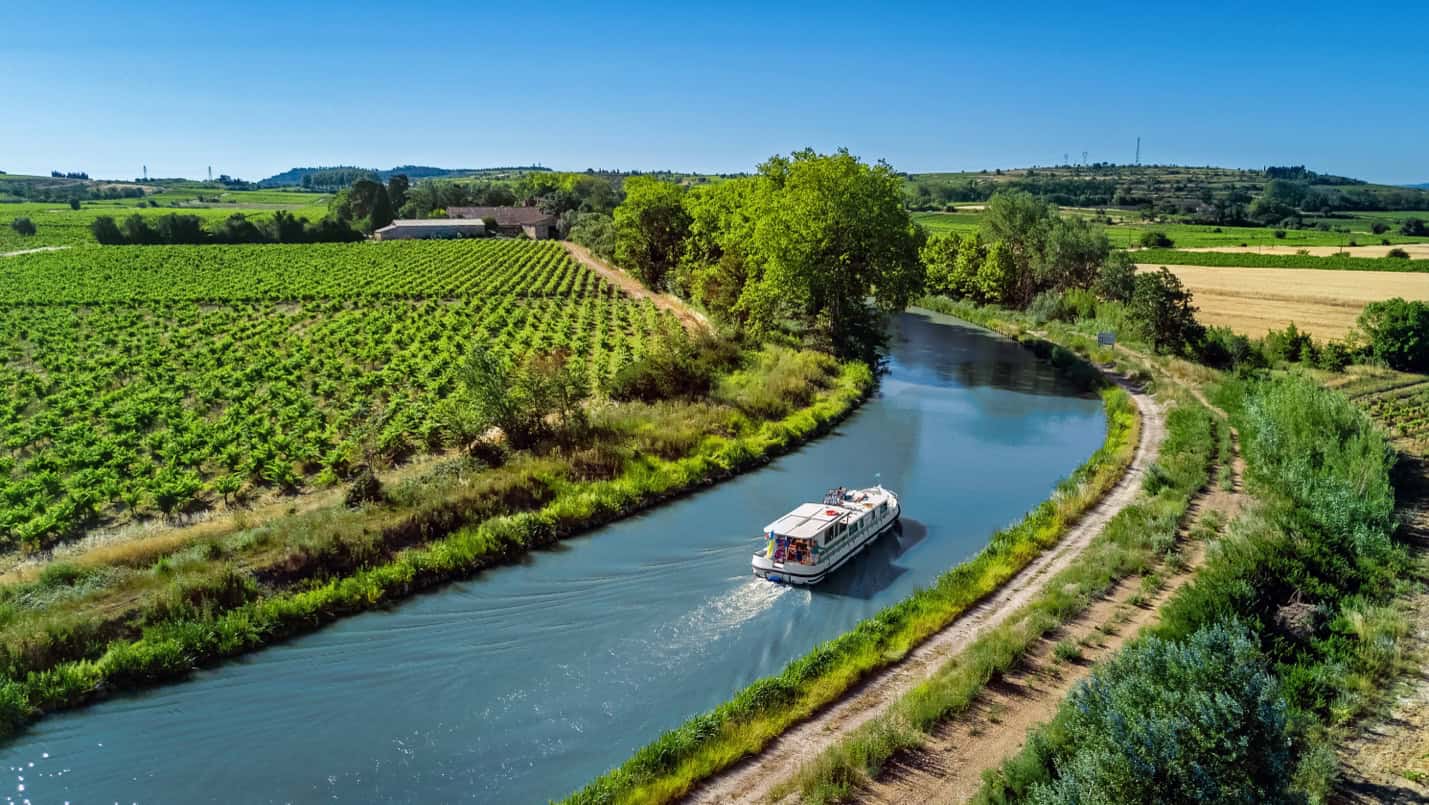 Canal du Midi in southern France